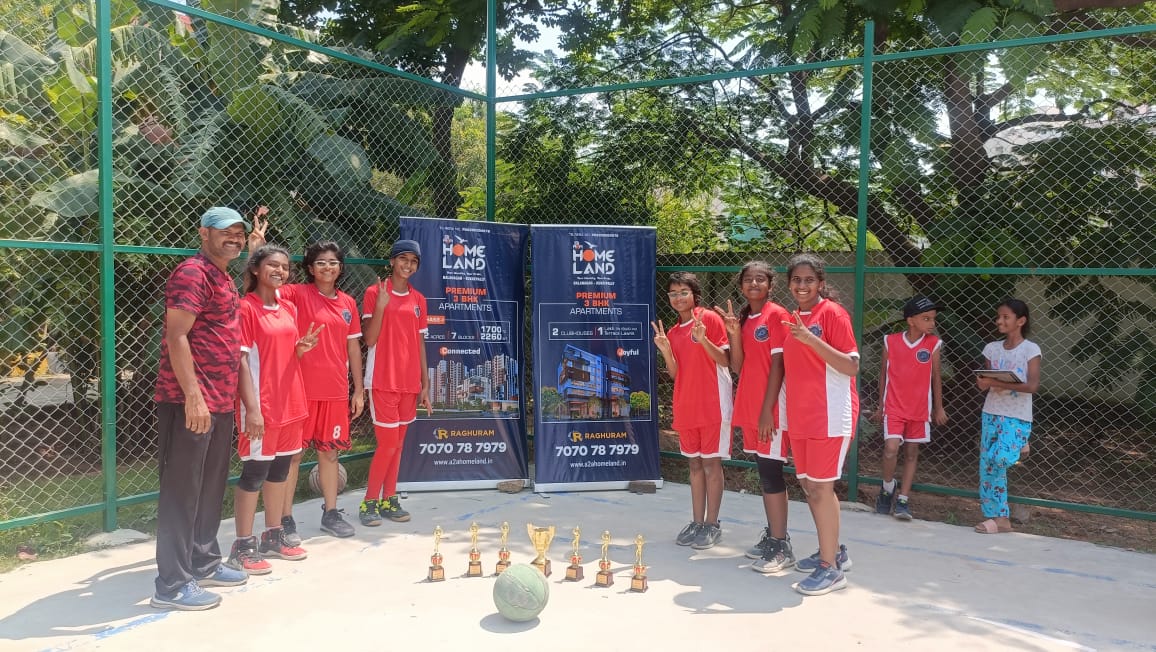 Raghuram Group Sponsors Bachupally Campus Basketball Tournament