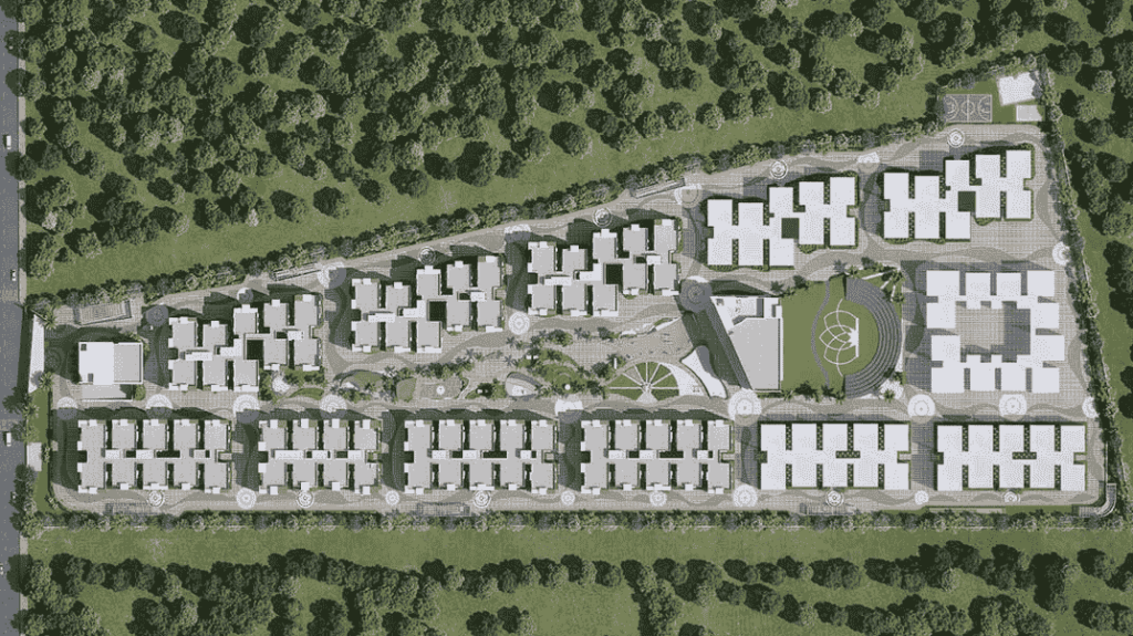 Well thought out layout of A2A Homeland, One of the Best Gated Communities Near Balanagar.